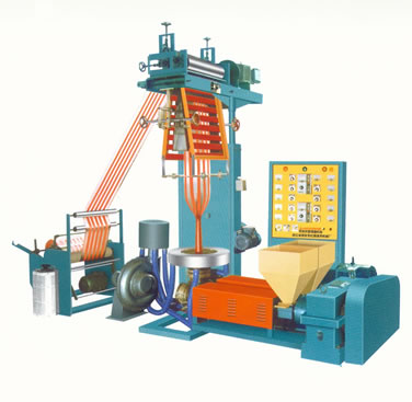Double Color Striped Film Blowing Machine