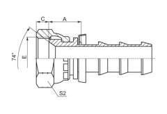 JIC Female 74°Cone Seat SAE J514