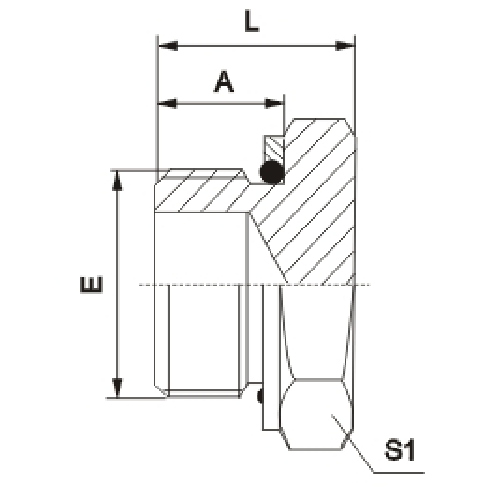 Metric Male L-Series Plug