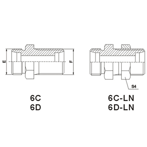 Straight Bulkhead Fitting