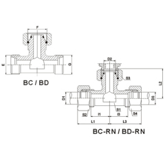 Branch Tee Fittings With Swivel NUL