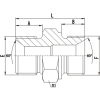 BSP Male Double USE For 60°Seat OR Bonded Seal