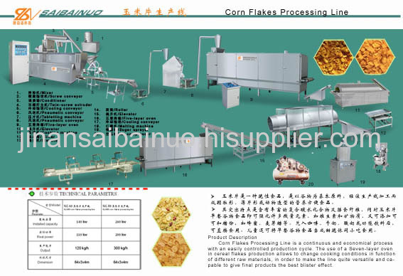 Corn Flakes Processing Line