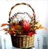 15.5&quot;PUMPKIN BASKET