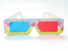 Cyan Red 3D Glasses