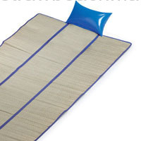 Folding Beach Mat with Inflatable Pillow