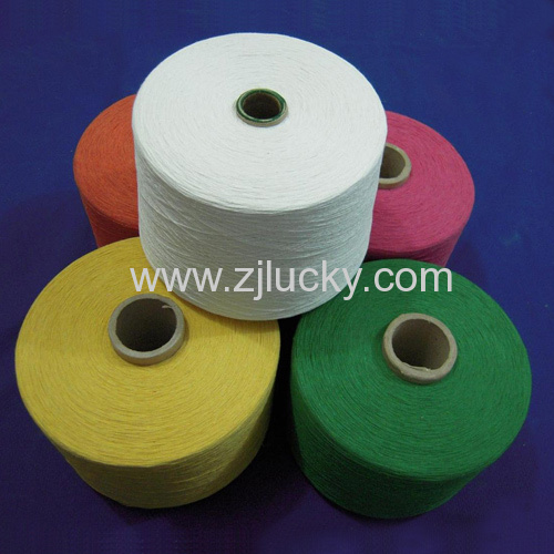 DIYED COTTON/POLYESTER YARN