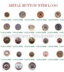 METAL BUTTON WITH LOGO