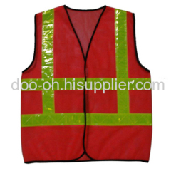 Safety Vest With Reflective Tape