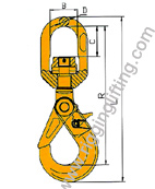 Swivel Safety Hook with Bearing