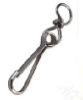 Simplex Hook with Swivel Nickel Plated