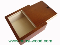 Slide Lid Wooden Gift Box