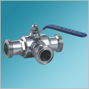 Sanitary Three Way Ball Valve