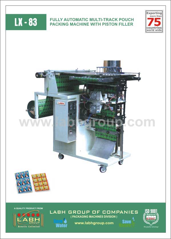 Fully Automatic Multi-Track Pouch Packing Machine