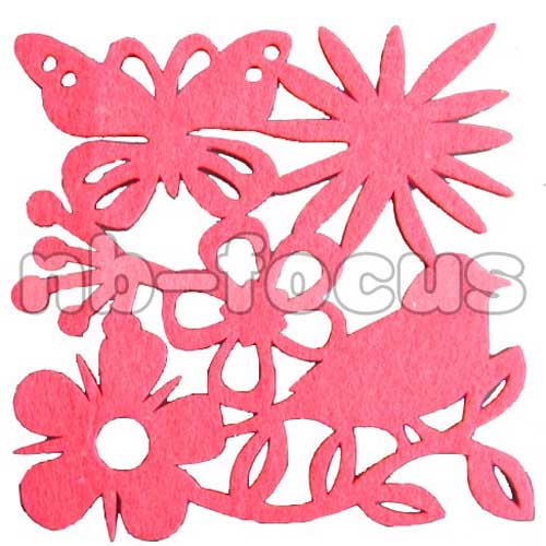 Felt Blossom Decoration