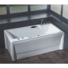 Build-in waterfall soaking bathtub