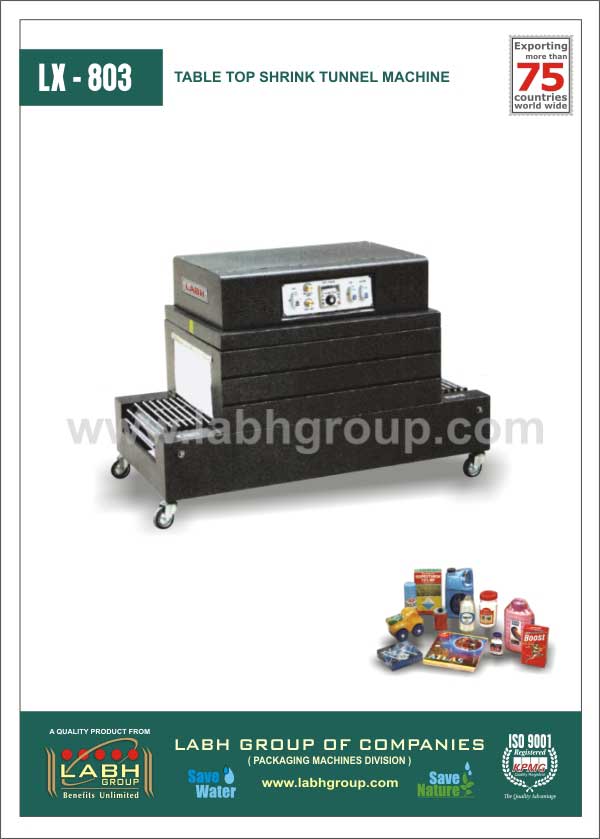 Table Top Shrink Tunnel Machine