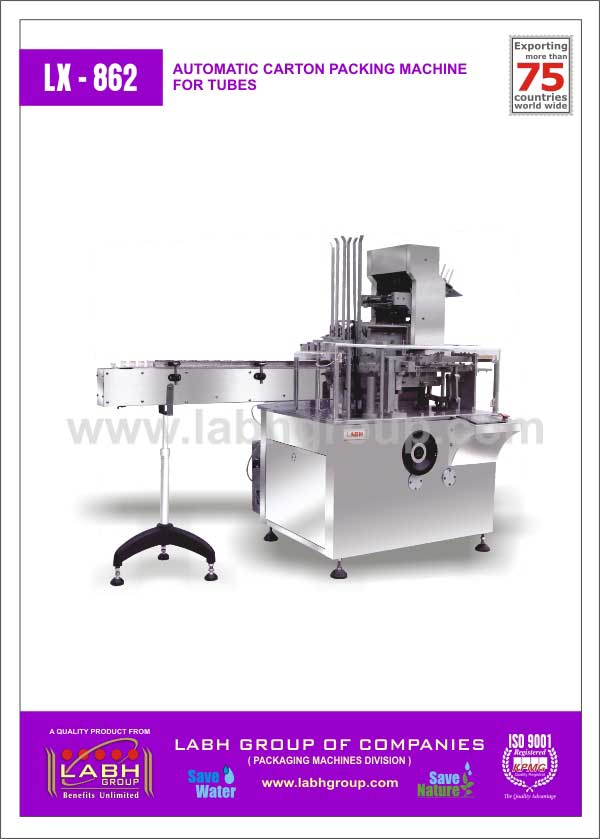 Automatic Carton Packing Machine For Tube