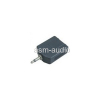 3.5mm mono Plug to 2X6.35mm mono jacks  Audio Adaptor
