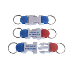 Plastic Buckle Up Key Chain