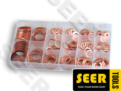 150pcs Copper Washer Set