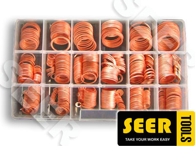 540pcs Copper Washer Set