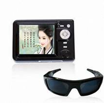 Spy 2.4G Wireless Sunglasses Double Camera with DVR