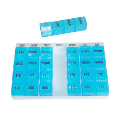 7 day pill box with tray