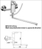 Wall mounted sink mixer L-Spout &diverter