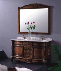 Solid Oak Wood Bathroom Cabinets,Bathroom Vanity