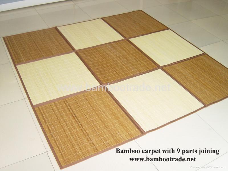 Bamboo Carpet with 9 Parts Joining