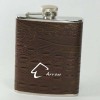 Brown Leather Hip Flask