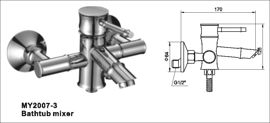 Bathtub Mixer