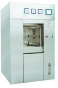 Mechanized door pulsant vacuum sterilizers