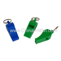 Plastic Whistle Key Chain