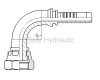 Metric Flat Seal 90 Elbow Fitting