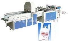 Automatic High Speed T-shirt Bag Making Machine(Two line)