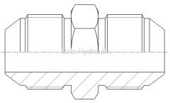 Metric 74 Cone Seal Straight Adapter