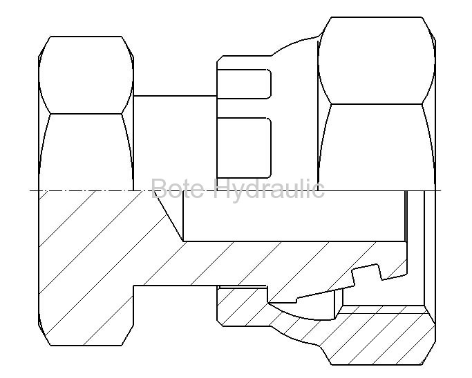 24 Cone Seal H.T. Female Plug