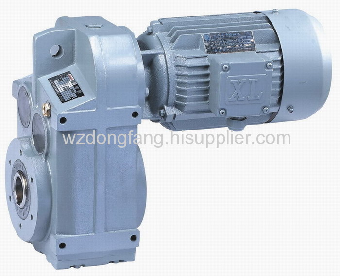 F Series Parallel Shaft Helical geared motor