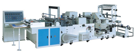 Fully Automatic Computer-Controlled Patch Bag&Handle Bag Making Machine