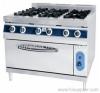 6-burner Gas Range with Gas Oven