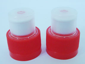 Push pull screw plastic bottle cap