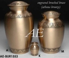 Athena Bronze Brass Cremation Urn