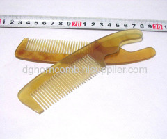 Yellow Cattle Horn Comb