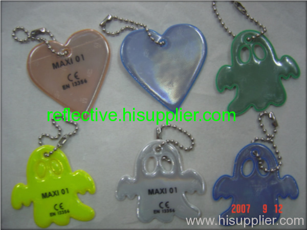 Reflective Hangers with Heart Shaped