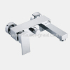 Square wall mounted bath mixers