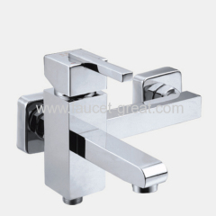 Bathroom tub shower faucets