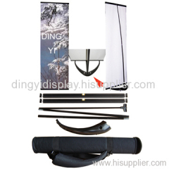 V Shape Single Pole Banner Stand