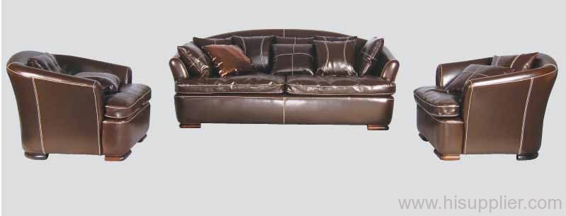 Leather Sofa Set